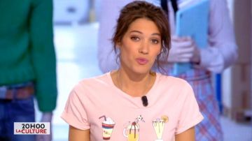 Le t-shirt Sweet Vibes de Laurie Cholewa dans L'info du vrai du 02/04/2018