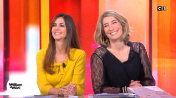 La robe jaune de Caroline Munoz dans William à midi du 16/03/2018