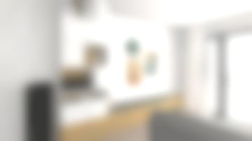 Library scandinavian pine and white door seen in The Maison France 5