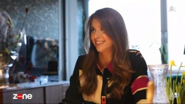 The printed shirt of Ophélie Meunier in #ZoneInterdite of the 08/04/2018