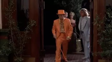 The blue shoes worn by Harry Dunne (Jeff Daniels) in the movie Dumb and Dumber