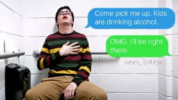 Multicolor striped pullover worn by Simon Spier (Nick Robinson) as seen in Love, Simon