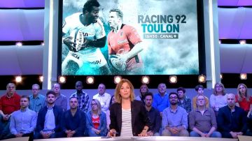 The navy jacket from Isabelle Ithurburu in Canal Rugby Club 08/04/2018