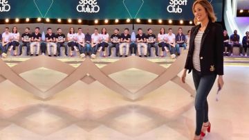 The heeled sandals red Isabelle Ithurburu in Canal Football Club of the 08/04/2018