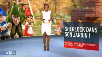 The white dress Kareen Guiock in The 12:45 to M6 of the 11/04/2018