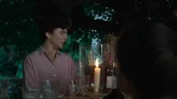 Stripped shirt worn by Elio Perlman (Timothée Chalamet) as seen in Call Me By Your Name
