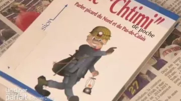 The book the "Chtimi" Pocket - Talk Of the North And Pas-De-Calais seen in the show a dinner almost perfect
