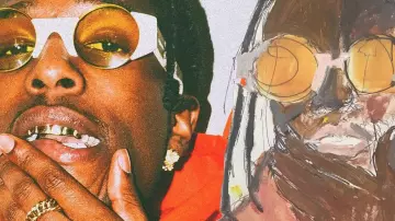 Sunglasses worn by A$AP Rocky as seen in Five Stars music video