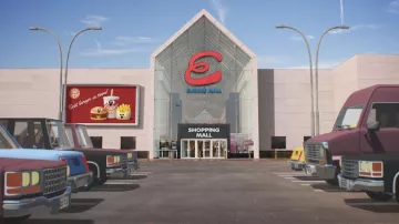 Merry Hill Shop­ping Cen­tre as The Elmore Mall as seen in the Amazing World of Gumball