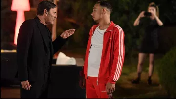 Los pantalones Adidas Beckenbauer usados por Biggistar (Yvick Letexier) en la película Place Publique