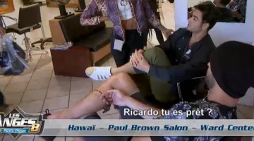 Les baskets de Ricardo dans Les Anges 8
