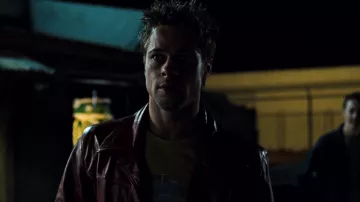 Le t-shirt jaune "Bee Healthy" jaune de Tyler Durden (Brad Pitt) dans Fight Club