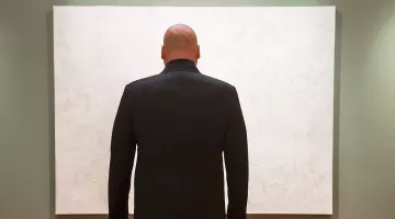 La imagen de Wilson Fisk "pintando un conejo en una tormenta de nieve" en Daredevil