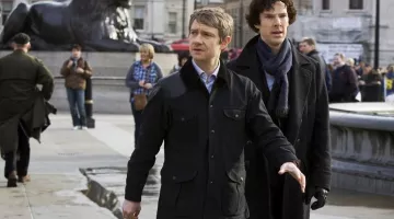 The jacket of John Watson (Martin Freeman) in Sherlock