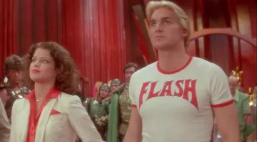 The t-shirt Flash Gordon (Sam J. Jones) in Flash Gordon