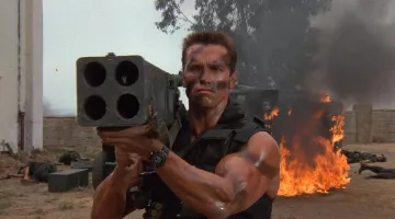 La montre de John Matrix (Arnold Schwarzenegger) dans Commando