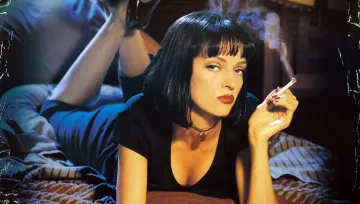 The collar of Mia Wallace (Uma Thurman) in Pulp Fiction