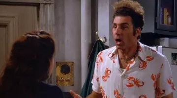 The Shirt "Lobster" Cosmo Kramer in the series Seinfeld