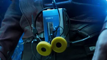 The Sony walkman, Star Lord (Chris Pratt) in guardians of the galaxy Volume 2