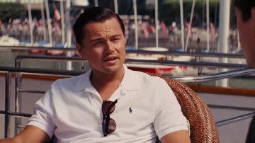 Ralph Lauren White Polo de Jordan Belfort (Leonardo DiCaprio) en El lobo de Wall Street