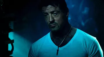The string "knife" Sylvester Stallone in the Expendables