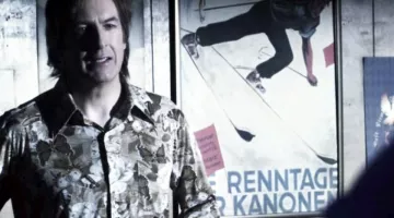 The poster for Mürren Vintage Ski Travel in Better Call Saul