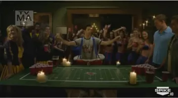 The table Beer-Pong table in Blue Mountain State