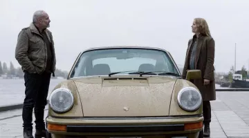 El deportivo Porsche de Saga (Sofia Helin) en The Bridge Bron