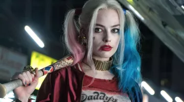 The wig Harley Quinn (Margot Robbie) in Suicide Squad