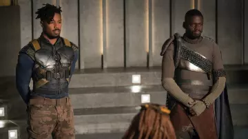 Costume vest worn by Erik Killmonger (Michael B. Jordan) as seen in Black Panther