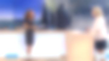 La robe marine à double boutonnage de Sandrine Aramon dans Soir 3 du 23/04/2018