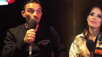 El suéter Dior Atelier usado por Julien Tanti en la entrevista de Tele-Loisirs del 24/04/2018