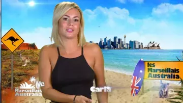 The top short sleeveless black Carla in Marseille Australia