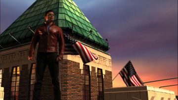 La réplica de la chaqueta de cuero rojo de Clark Kent (Tom Welling) en Smallville S10E02