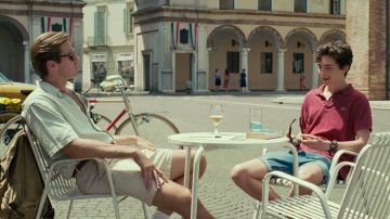 Lacoste polo bordeaux Elio Perlman (Timothée Chalamet) in Call me by your name