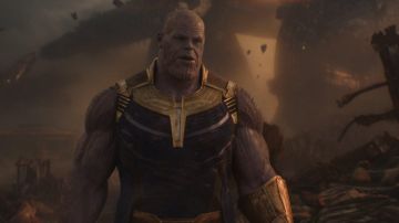 The replica of the costume of Thanos (Josh Brolin) in Avengers : Infinity War