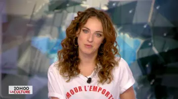 The t-shirt love prevails Camille Lavabre in the weather of The info of the true of the 23/04/218