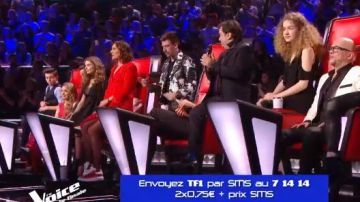 Las zapatillas rojas Alexander McQueen de Zazie en #TheVoice del 29/04/2018