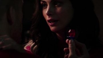 Bazooka ring pop candy offered by Wade Wilson (Ryan Reynolds) to Morena Baccarin (Vanessa Carlysle) as seen in Deadpool