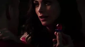 Bazooka ring pop candy offered by Wade Wilson (Ryan Reynolds) to Morena Baccarin (Vanessa Carlysle) as seen in Deadpool