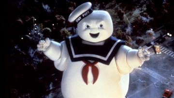 The replica plush-sound of the Bibendum Chamallow in the movie S. O. S. Fantômes
