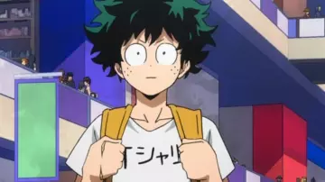 Boku no Hero T-shatsu Deku t-shirt worn by Izuku Midoriya as seen in My Hero Academia