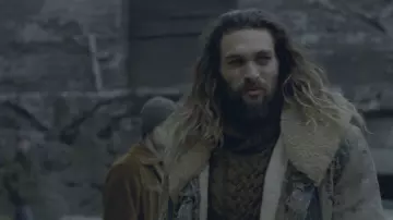 Arthur Curry aka Aquaman's (Jason Momoa) Shawl Collar Sweater as seen in Justice League