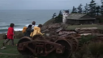Fratelli's hideout at Ecola State Park in Oregon as seen in The Goonies