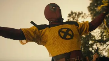 Yellow X-Force T-Shirt Jersey worn by Deadpool (Ryan Reynolds) as seen in Deadpool 2
