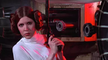 La peluca de la princesa Leia (Carrie Fisher) en Star Wars IV: Un nuevo sinvergüenza