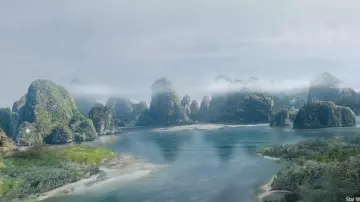 La forêt de Kashyyyk dans la région de Guilin (Chine) dans Star Wars Episode III, La Revanche des Sith