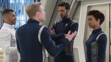 Starfleet Blue Uniform worn by Ash Tyler (Shazad Latif) as seen in Star Trek: Discovery S01E10