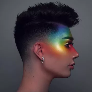 El pendiente de James Charles en una publicación de Instagram
