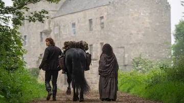 The Midhope Castle, site of Lallybroch in the series Outlander S01E12
